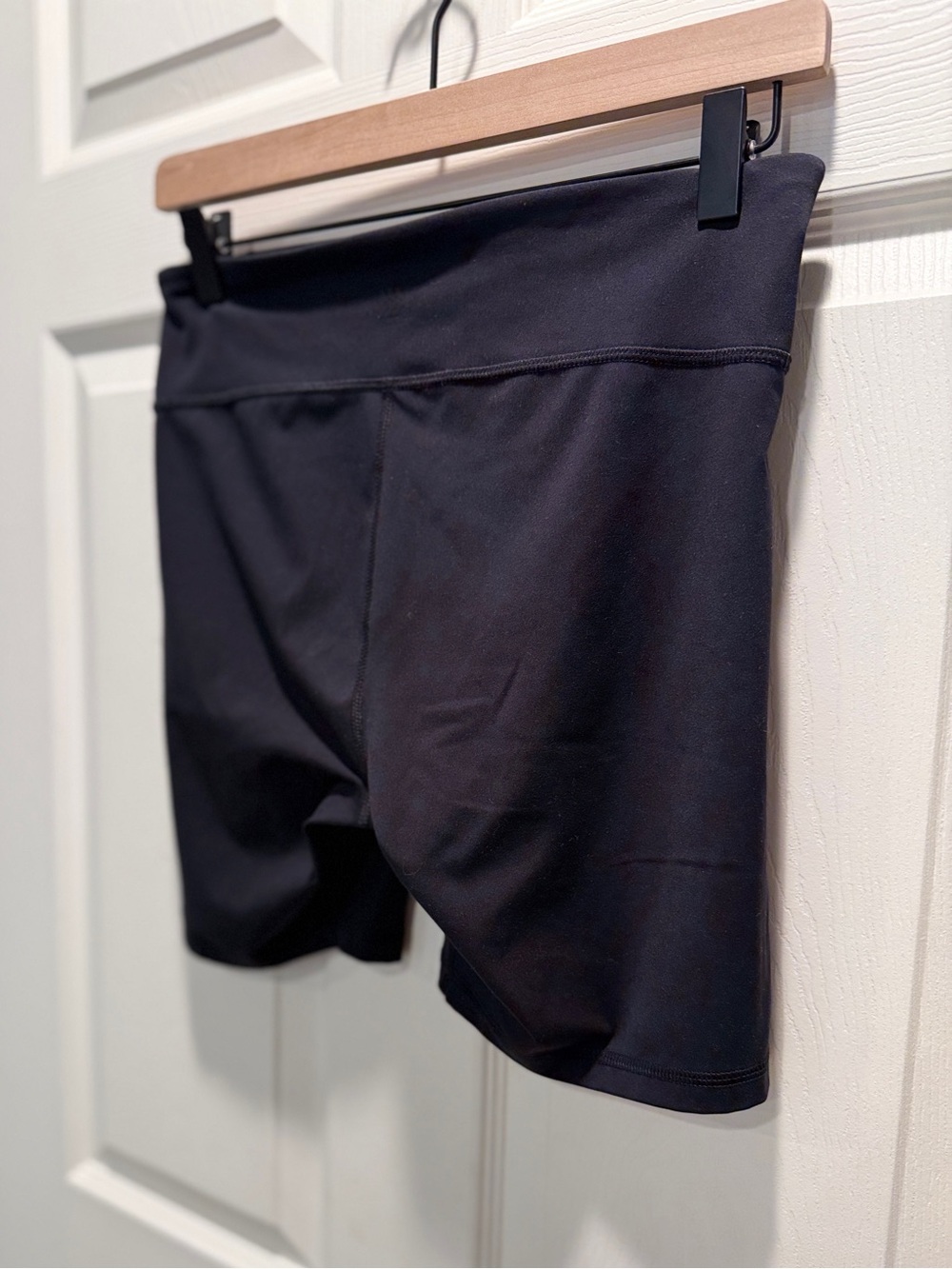 All In Motion Black High Rise Bike Shorts Size M Athletic Yoga Activewear - Picture 5 of 8